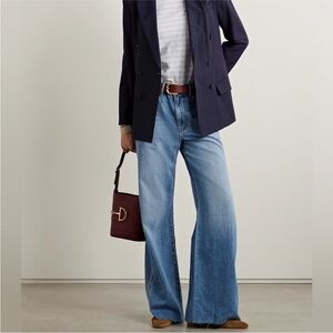 $378 Veronica beard Taylor wide leg jeans in lakeshore wash size 31 super soft